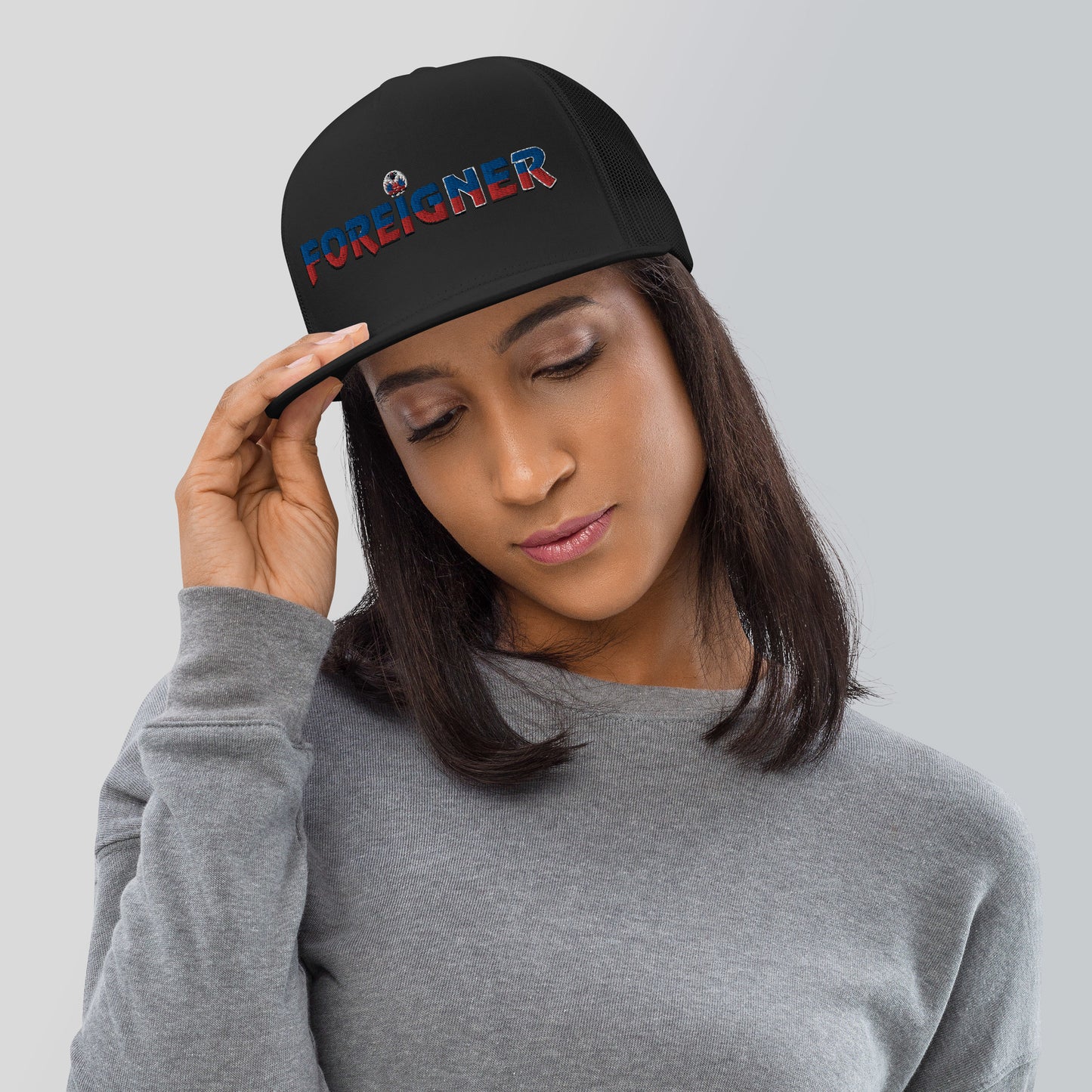 Haiti Foreigner Trucker Cap