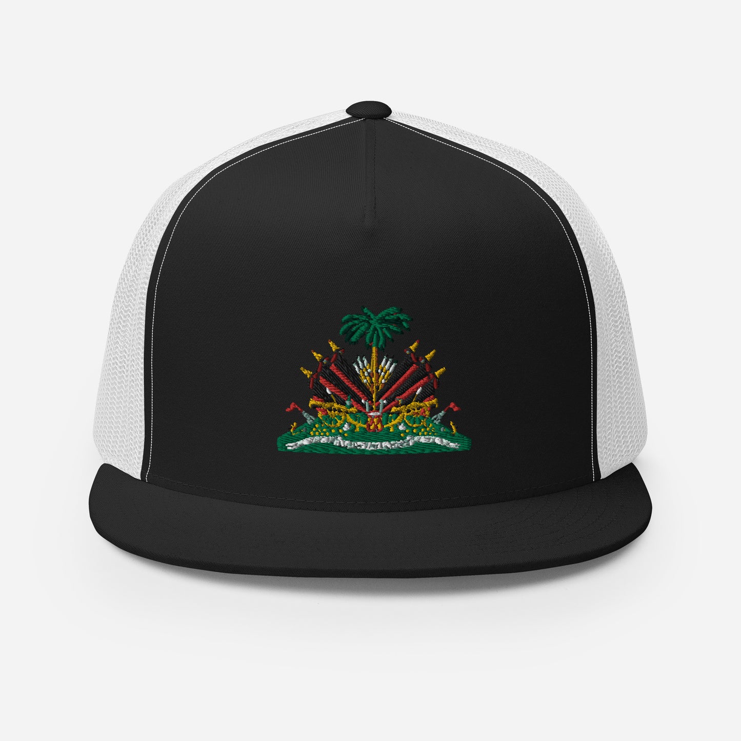 Ayiti red and black Trucker Cap