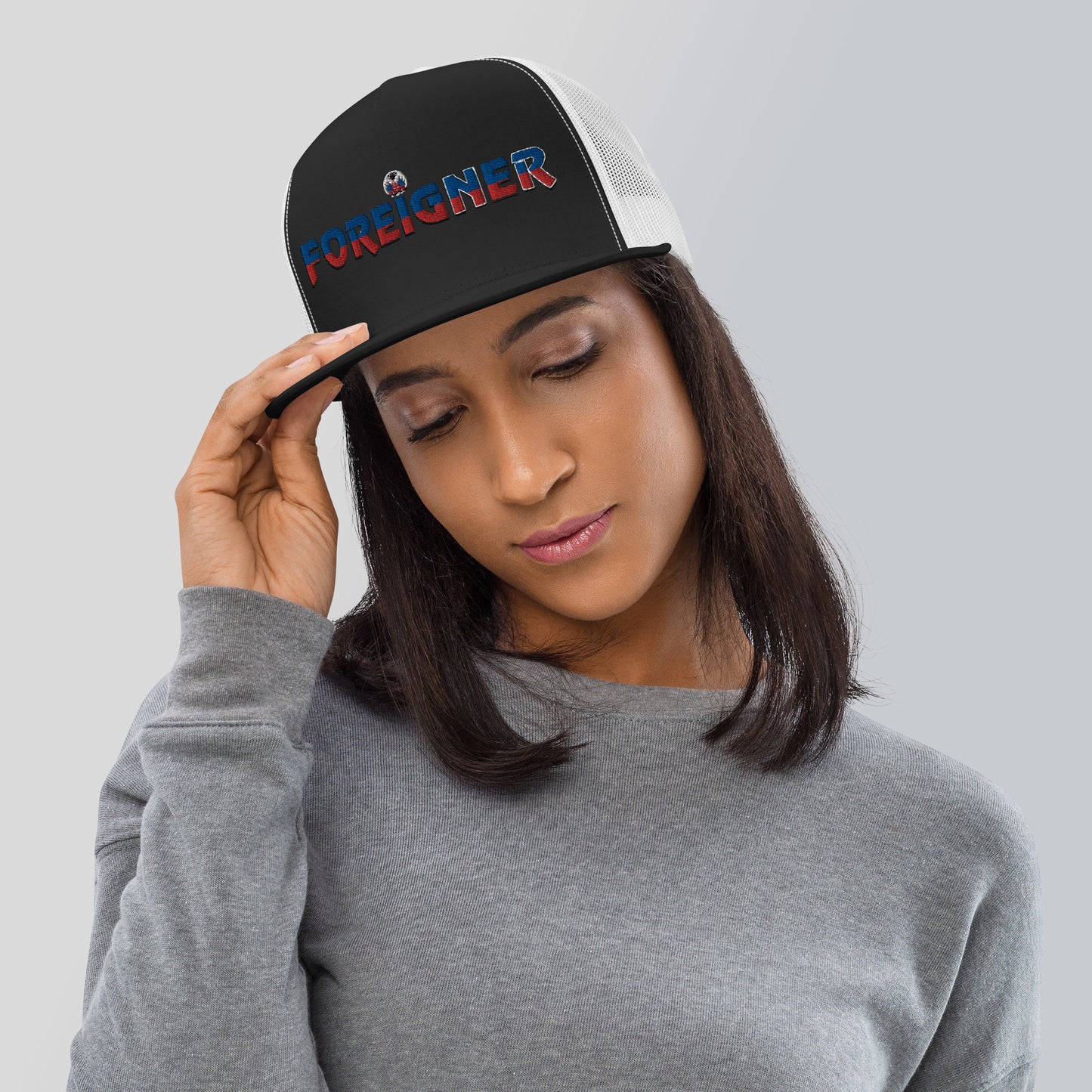 Haiti Foreigner Trucker Cap