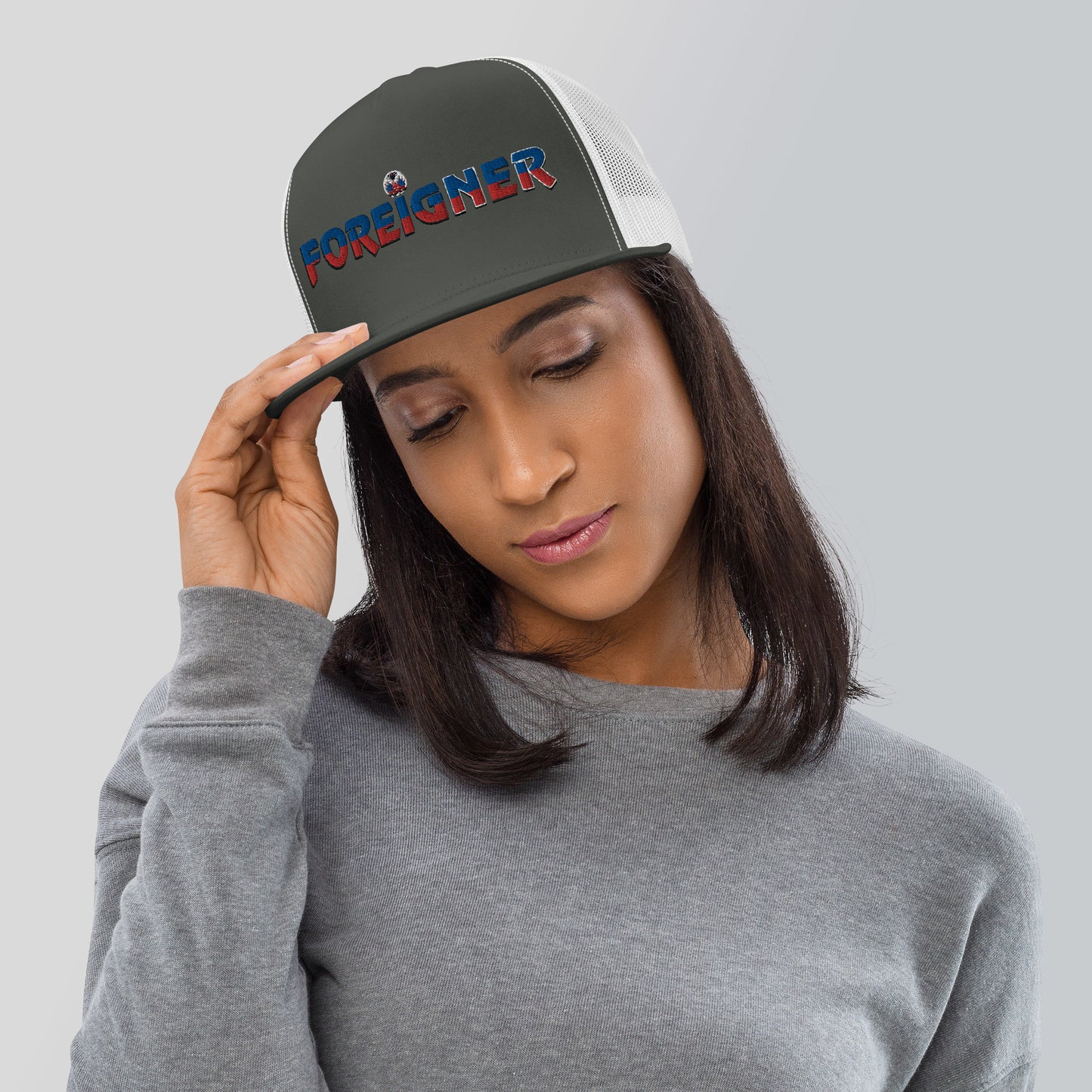 Haiti Foreigner Trucker Cap