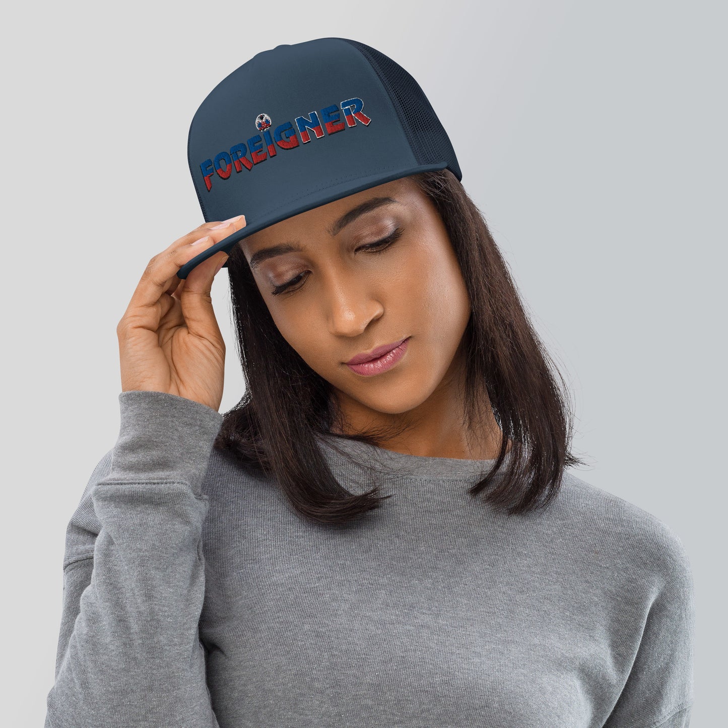 Haiti Foreigner Trucker Cap