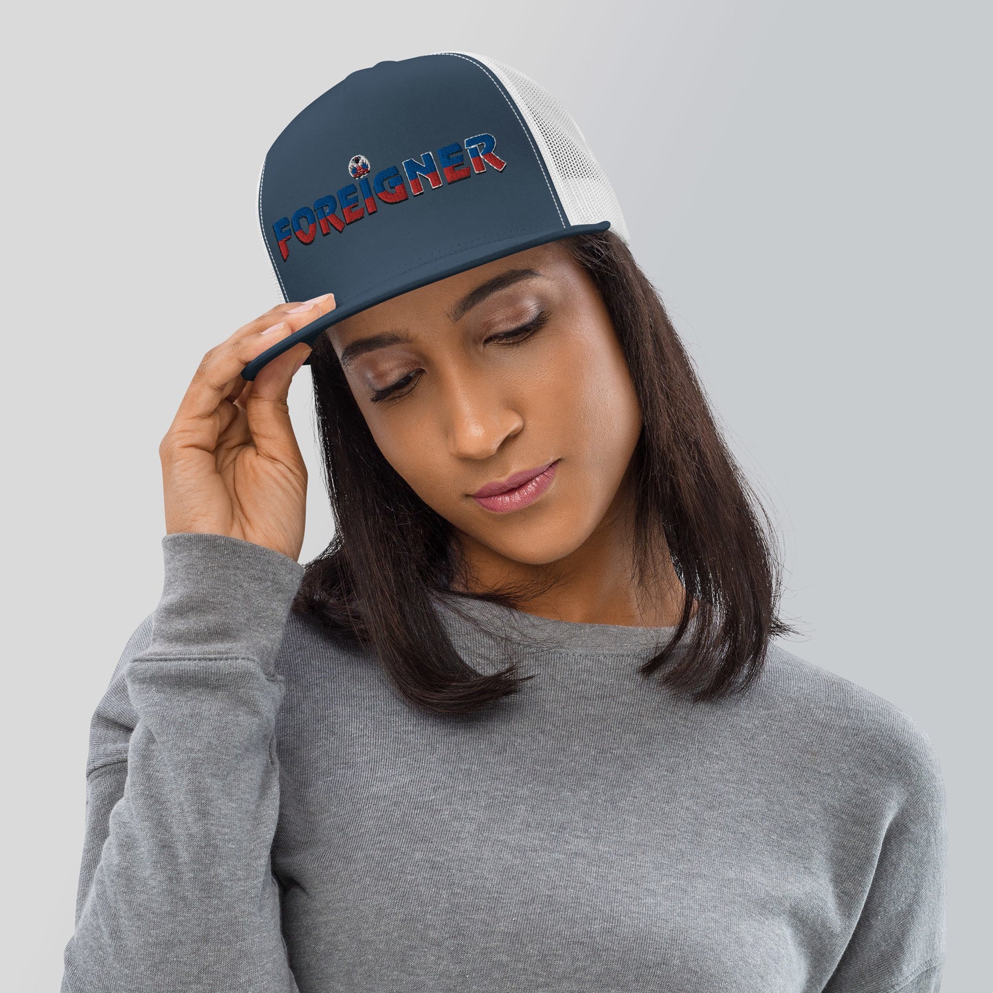 Haiti Foreigner Trucker Cap