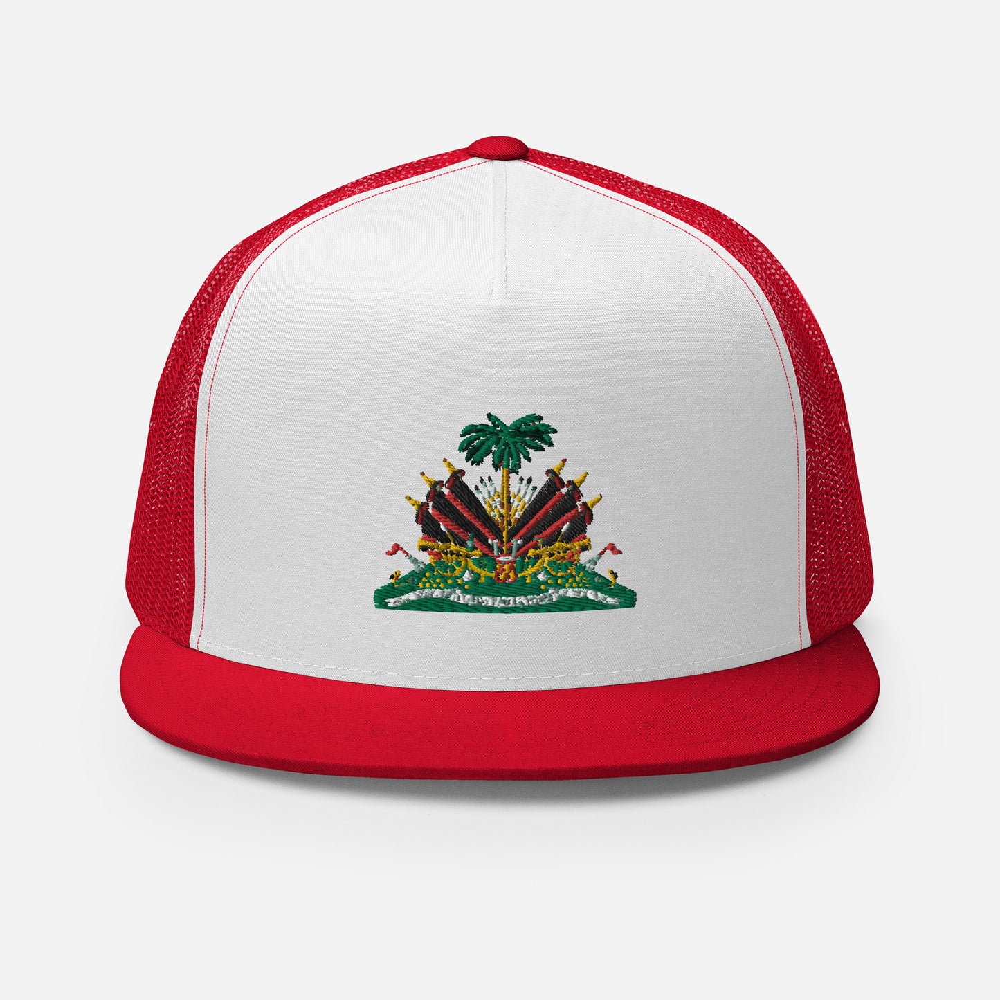 Ayiti red and black Trucker Cap