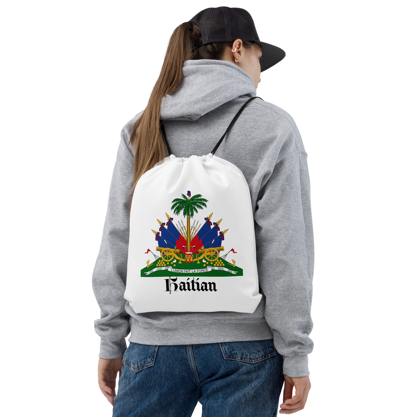 Haitian Drawstring bag