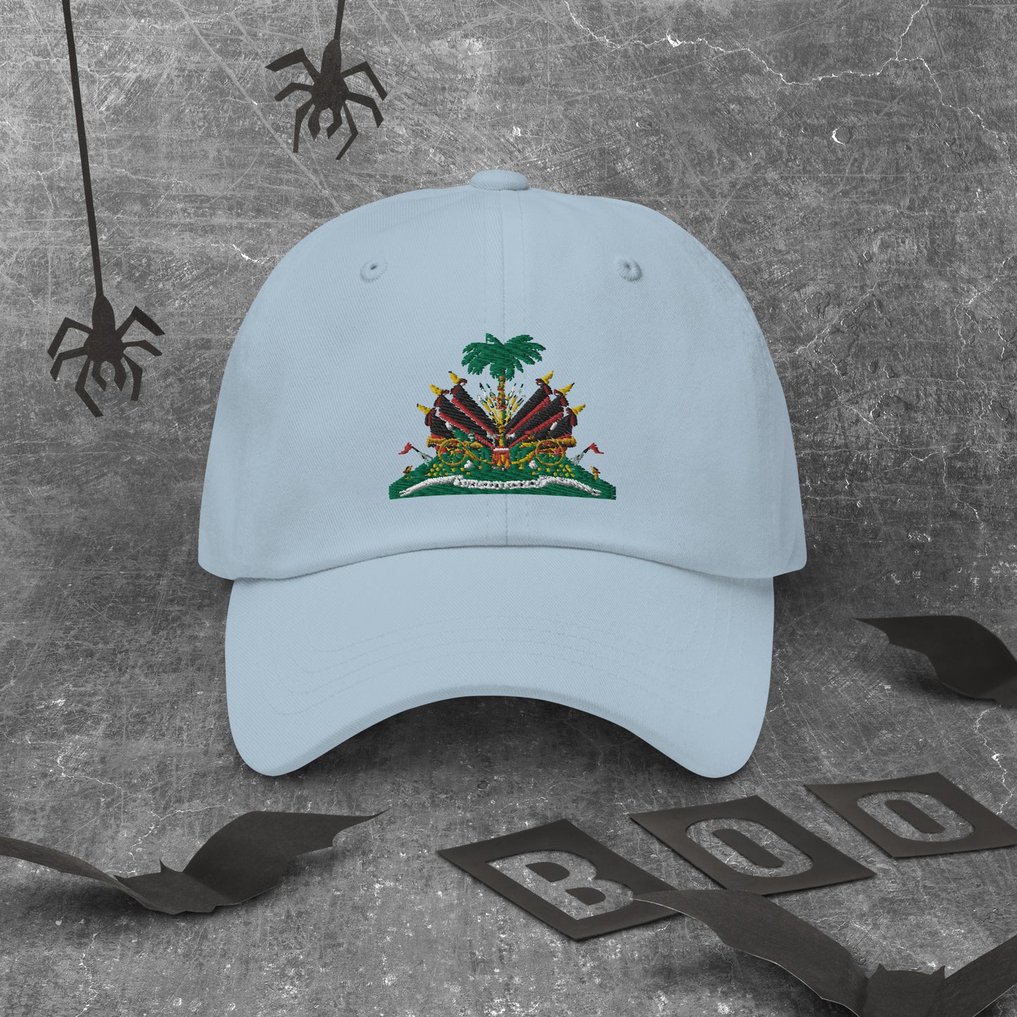 Haiti Dad hat