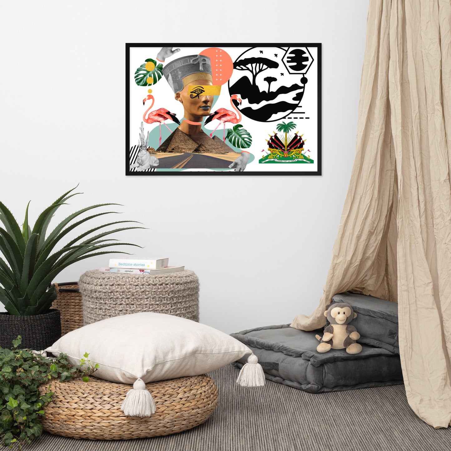 Se sa net Framed poster