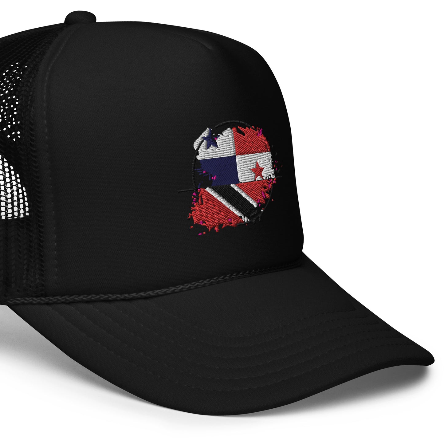 Panama and Trinidad Foam trucker hat