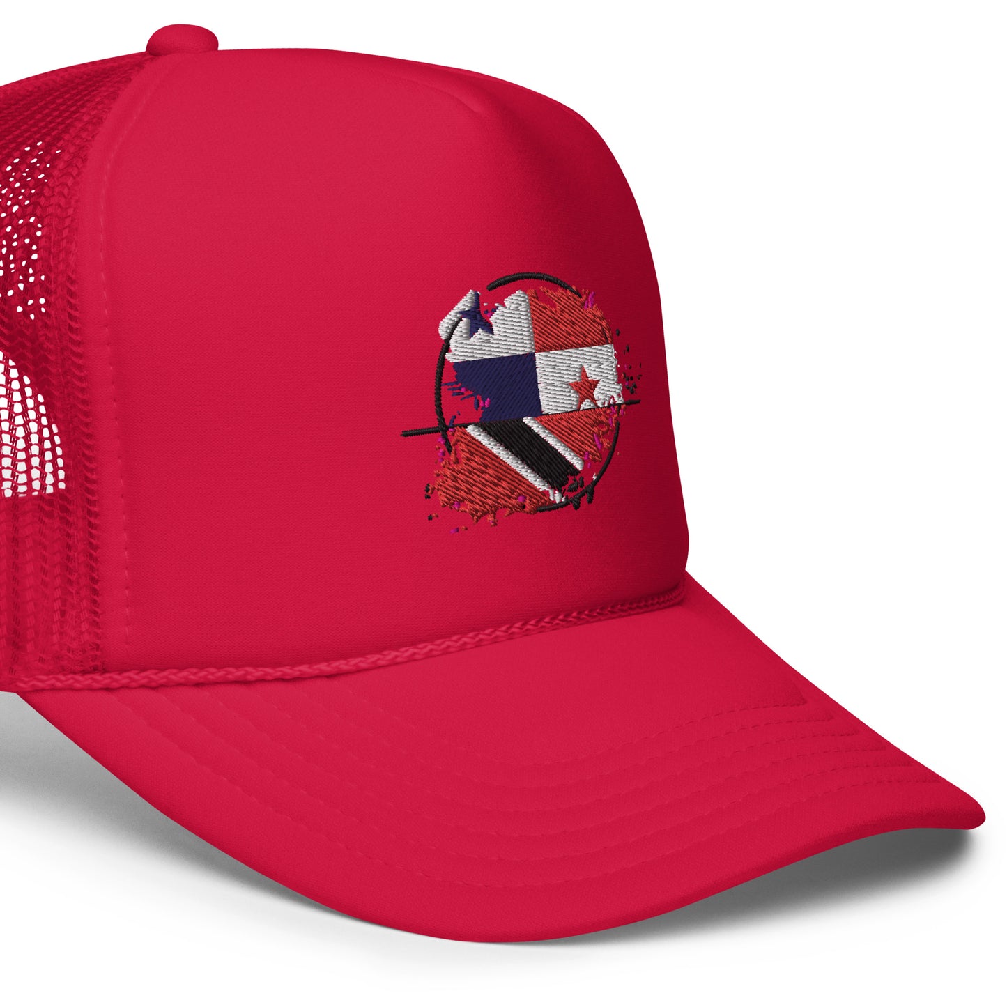 Panama and Trinidad Foam trucker hat