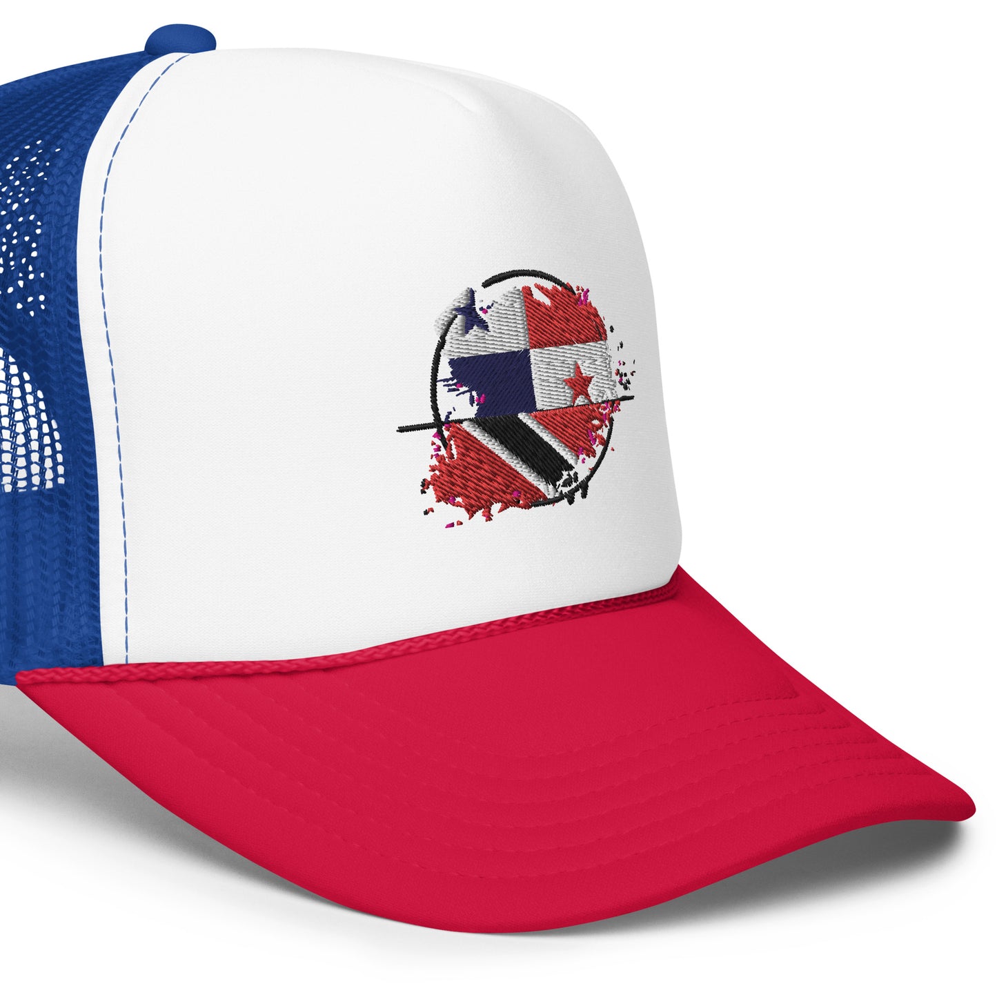 Panama and Trinidad Foam trucker hat