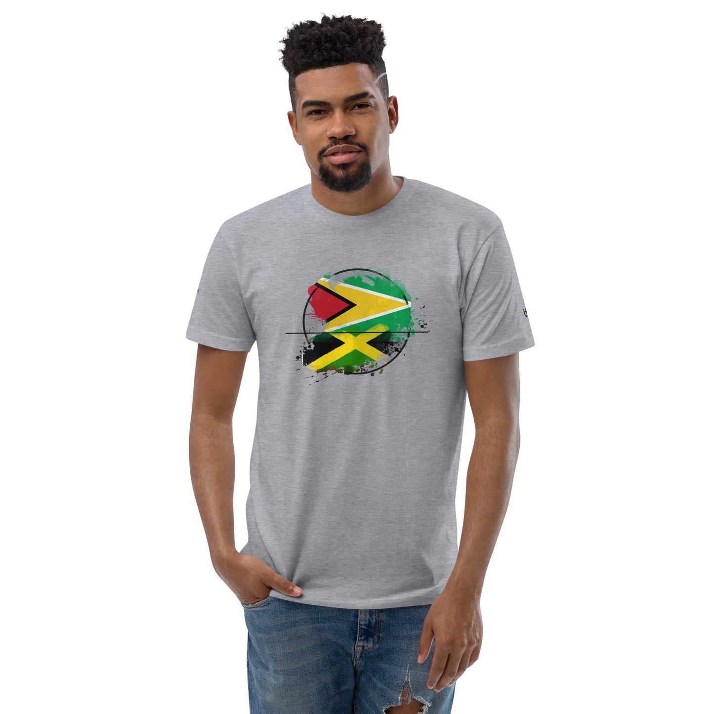 Guyana and jamaica Short Sleeve T-shirt