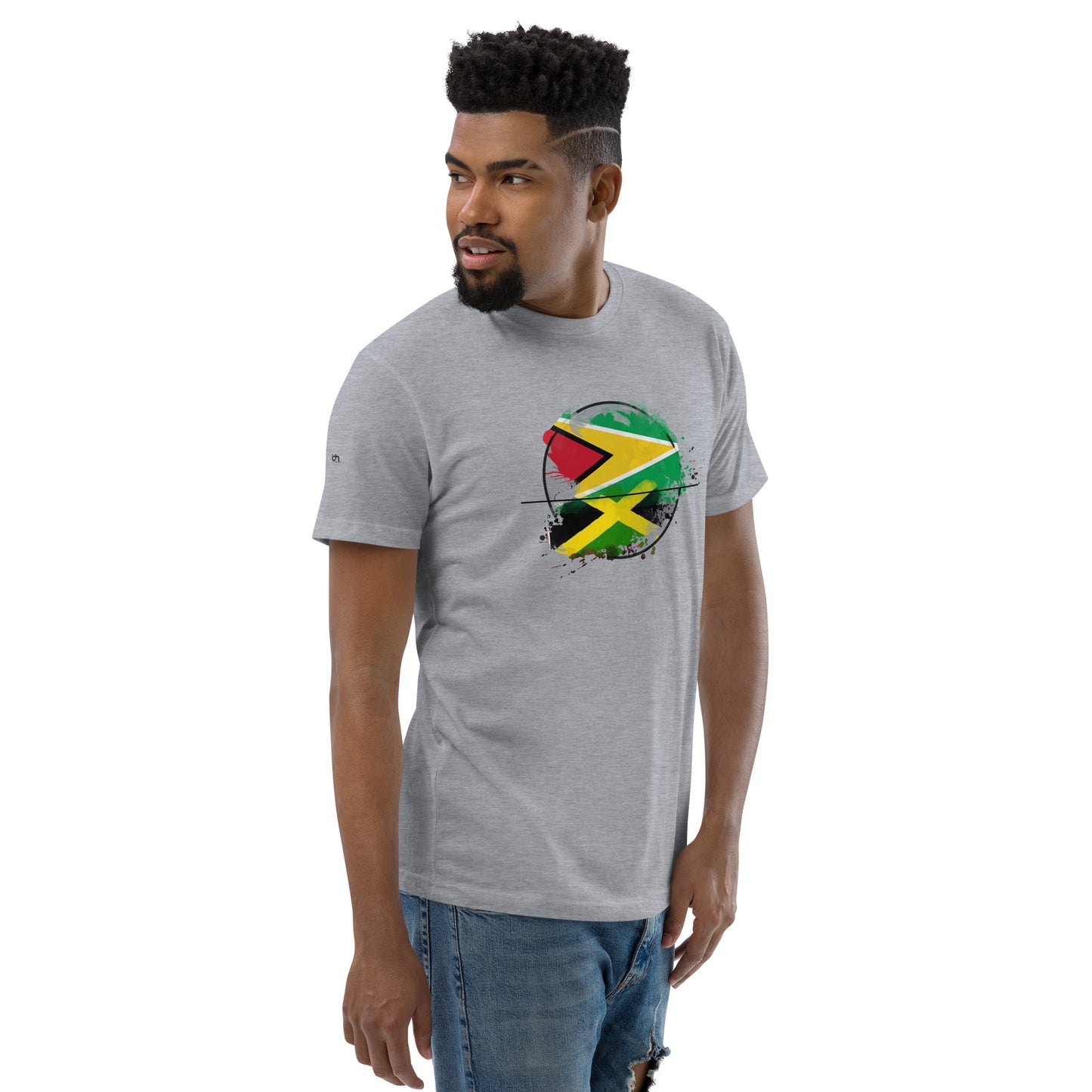 Guyana and jamaica Short Sleeve T-shirt