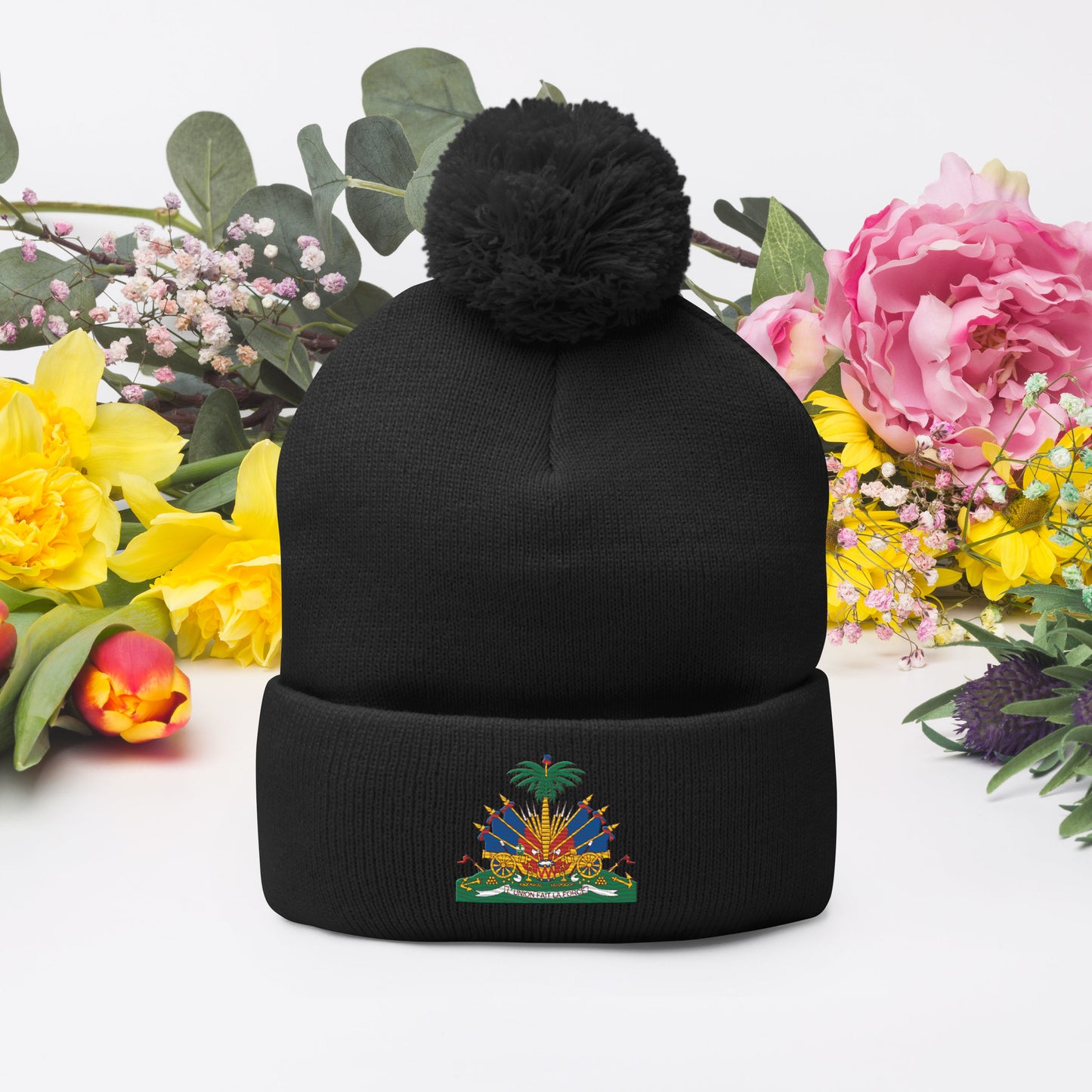 Haiti Pom-Pom Beanie