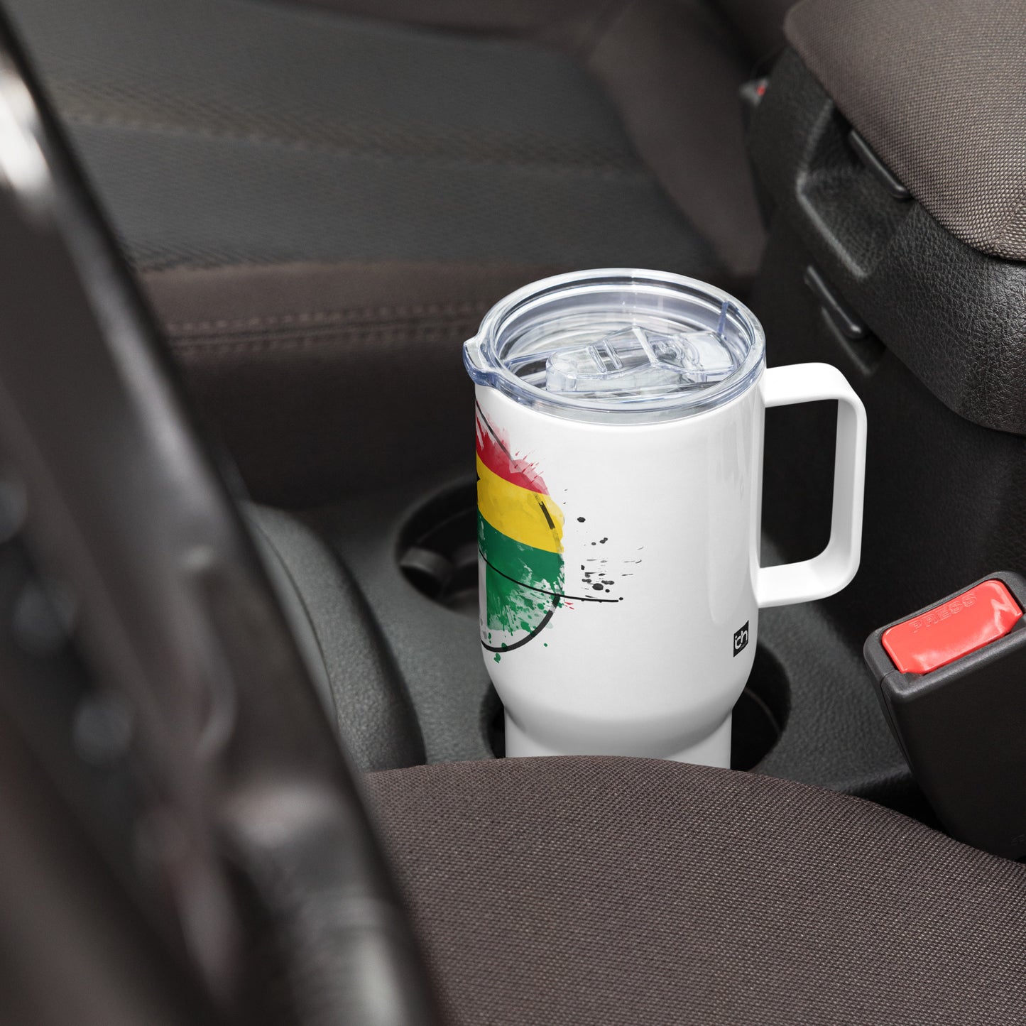 Nigeria Travel mug with a handle