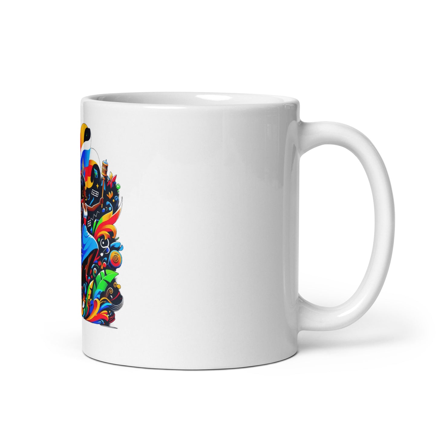 Haiti White glossy mug
