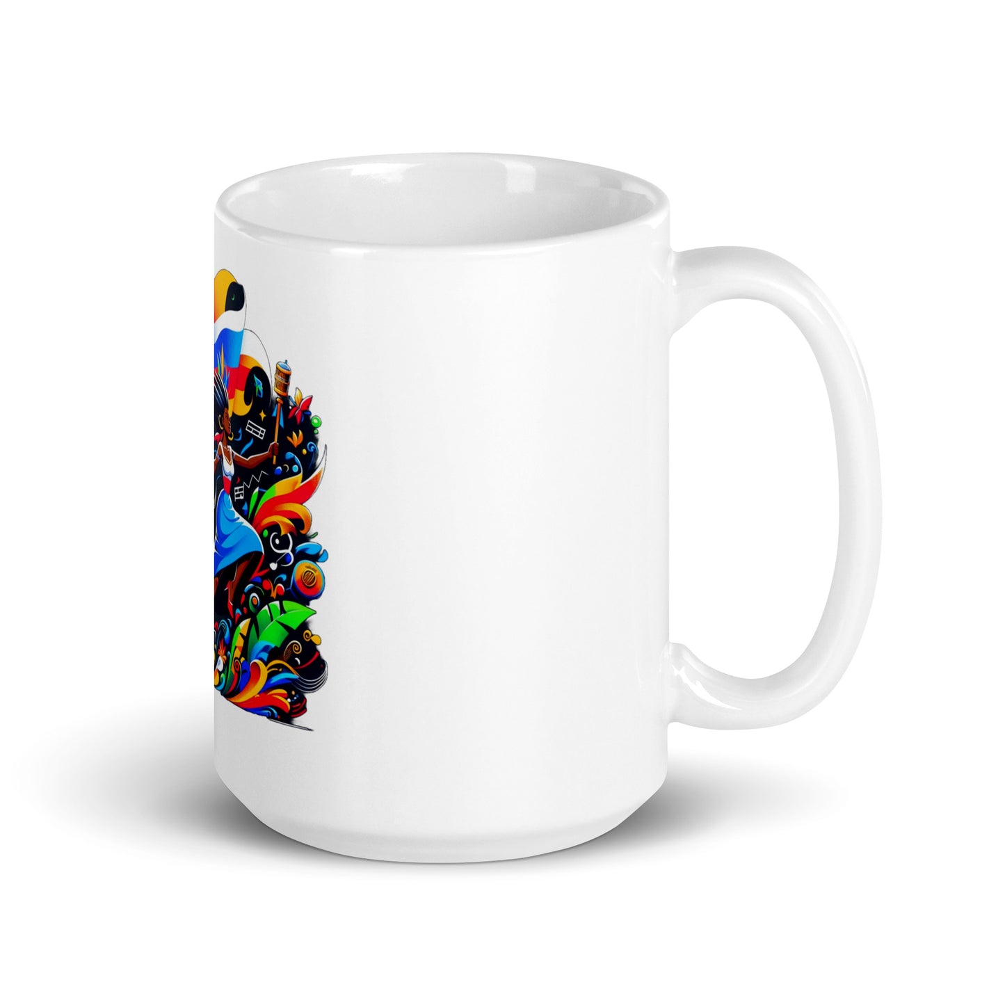 Haiti White glossy mug