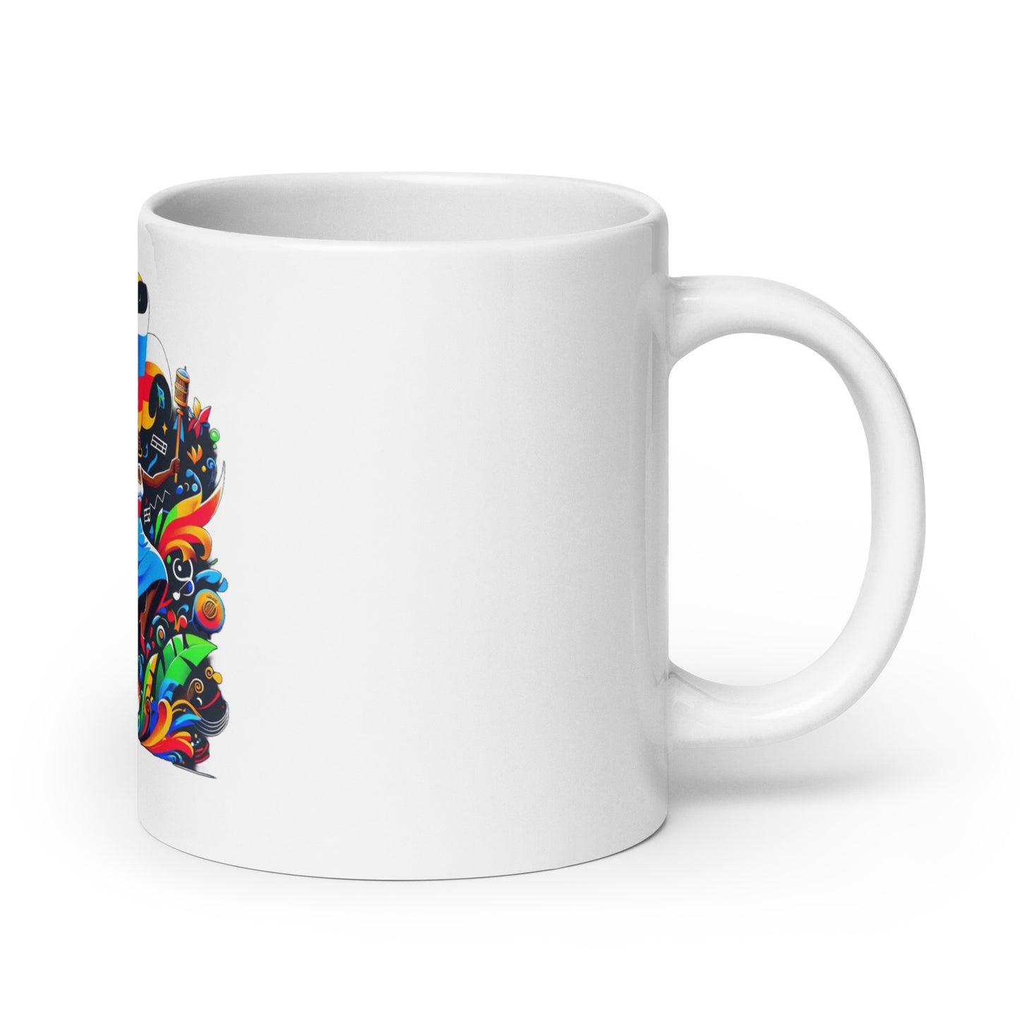 Haiti White glossy mug