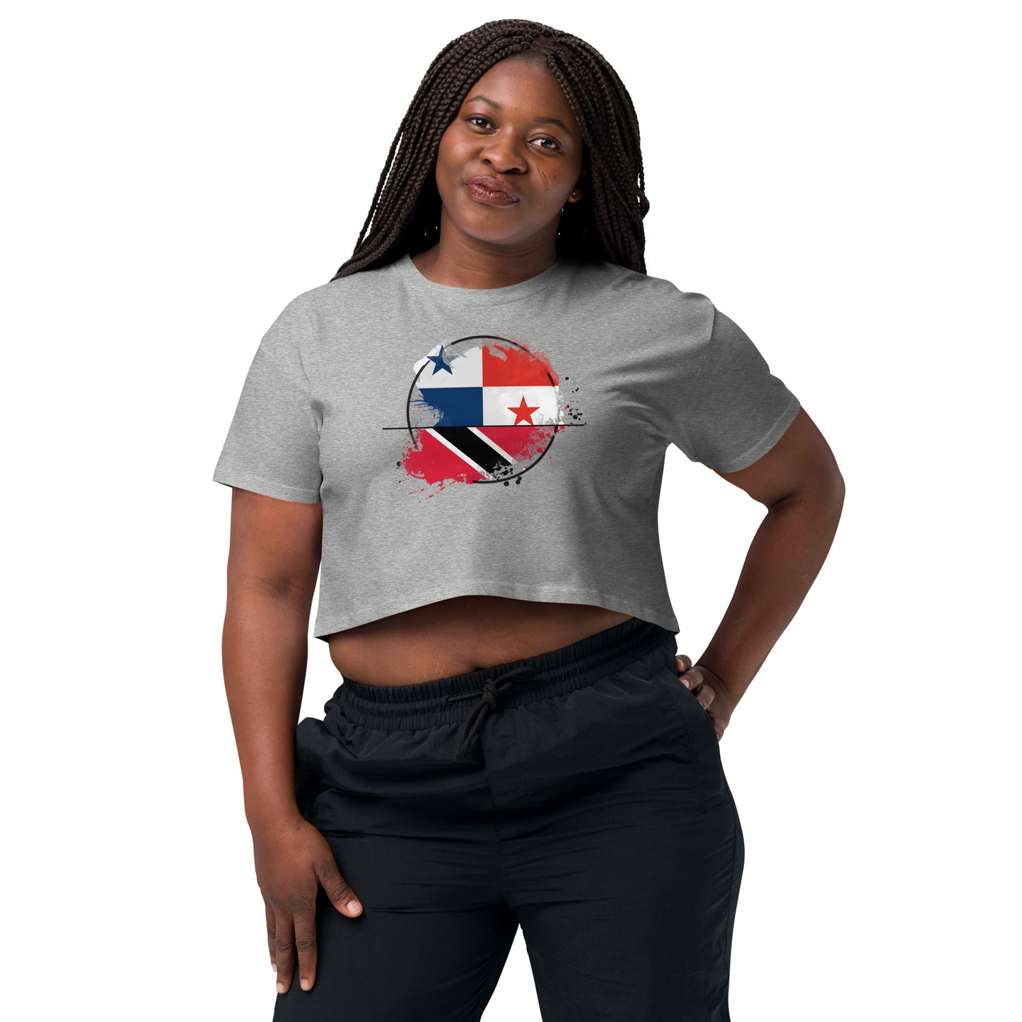 Panama and Trinidad Women’s crop top