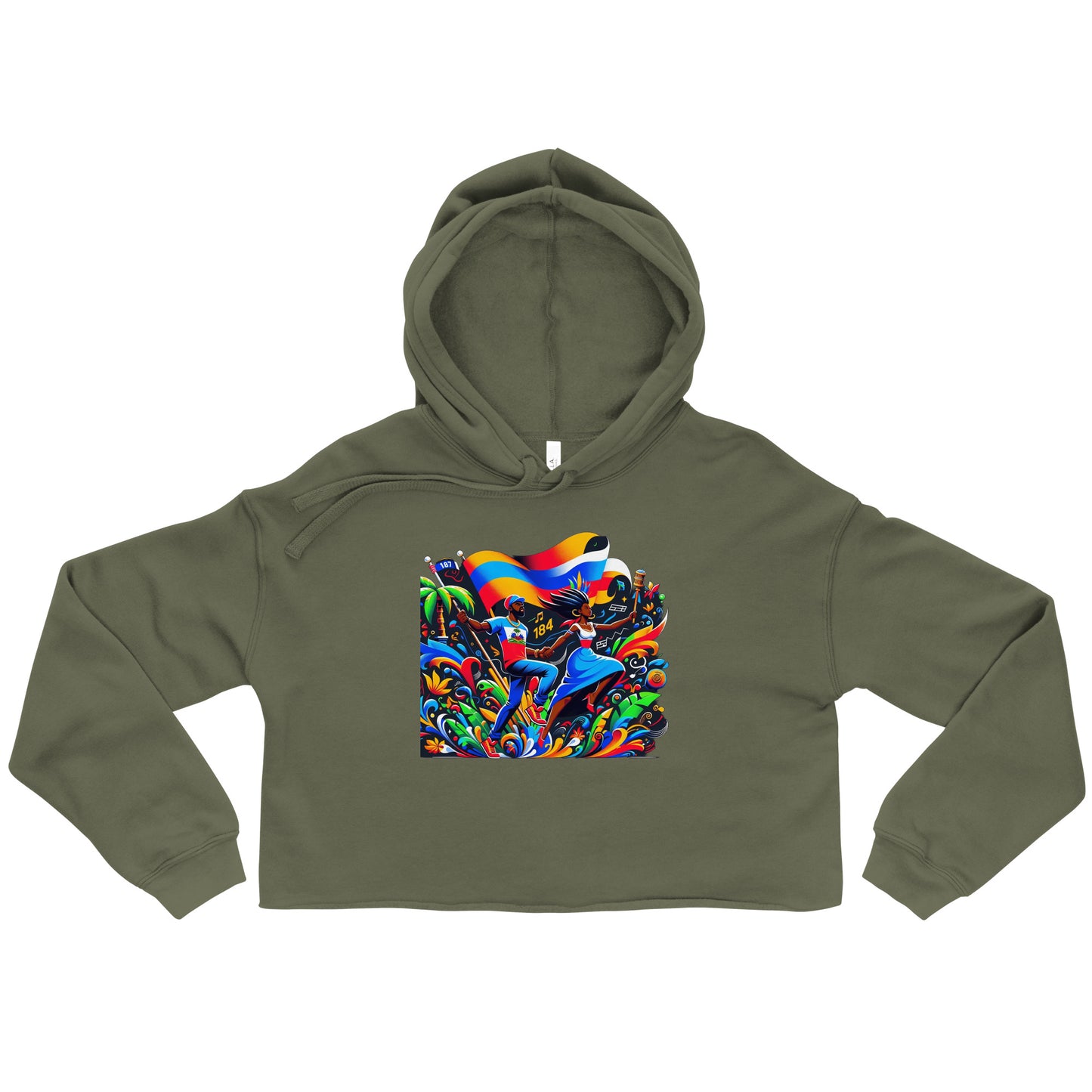 Haiti Crop Hoodie