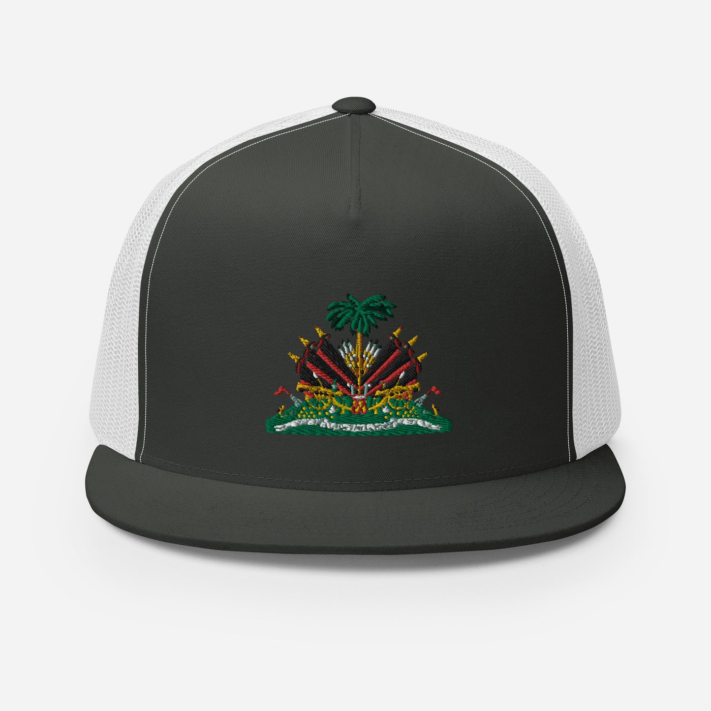 Ayiti red and black Trucker Cap