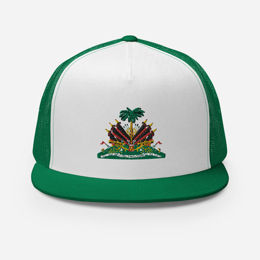 Ayiti red and black Trucker Cap