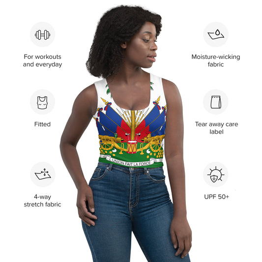 Haiti Blanc Crop Top