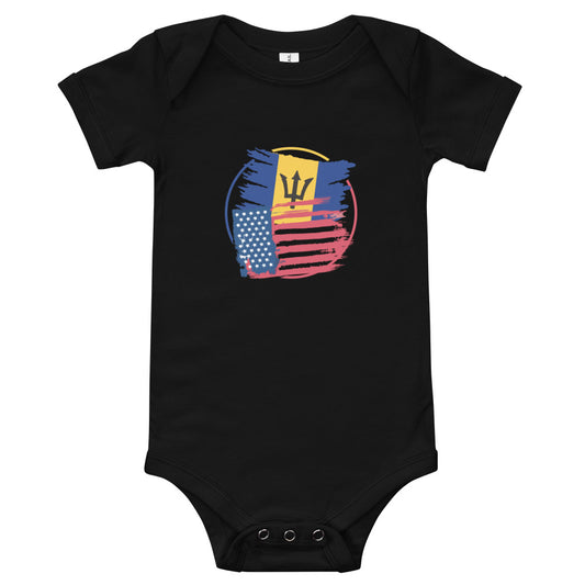 Barbados/America Baby short sleeve one piece