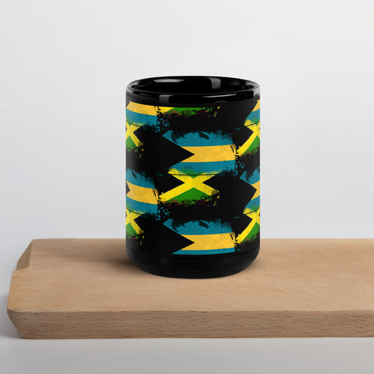 Bahamas/Jamaica Black Glossy Mug