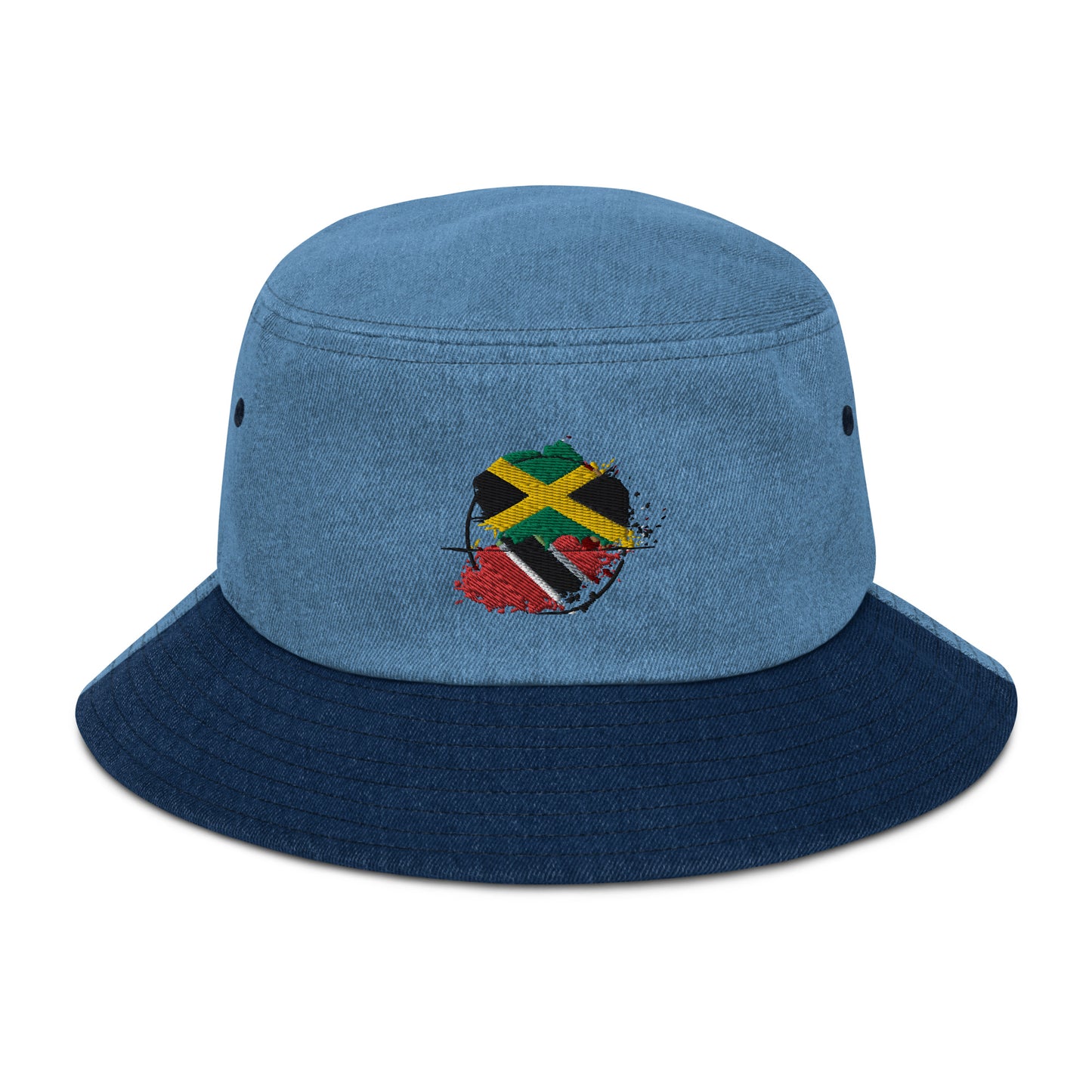 Trinidad and Jamaica Denim bucket hat