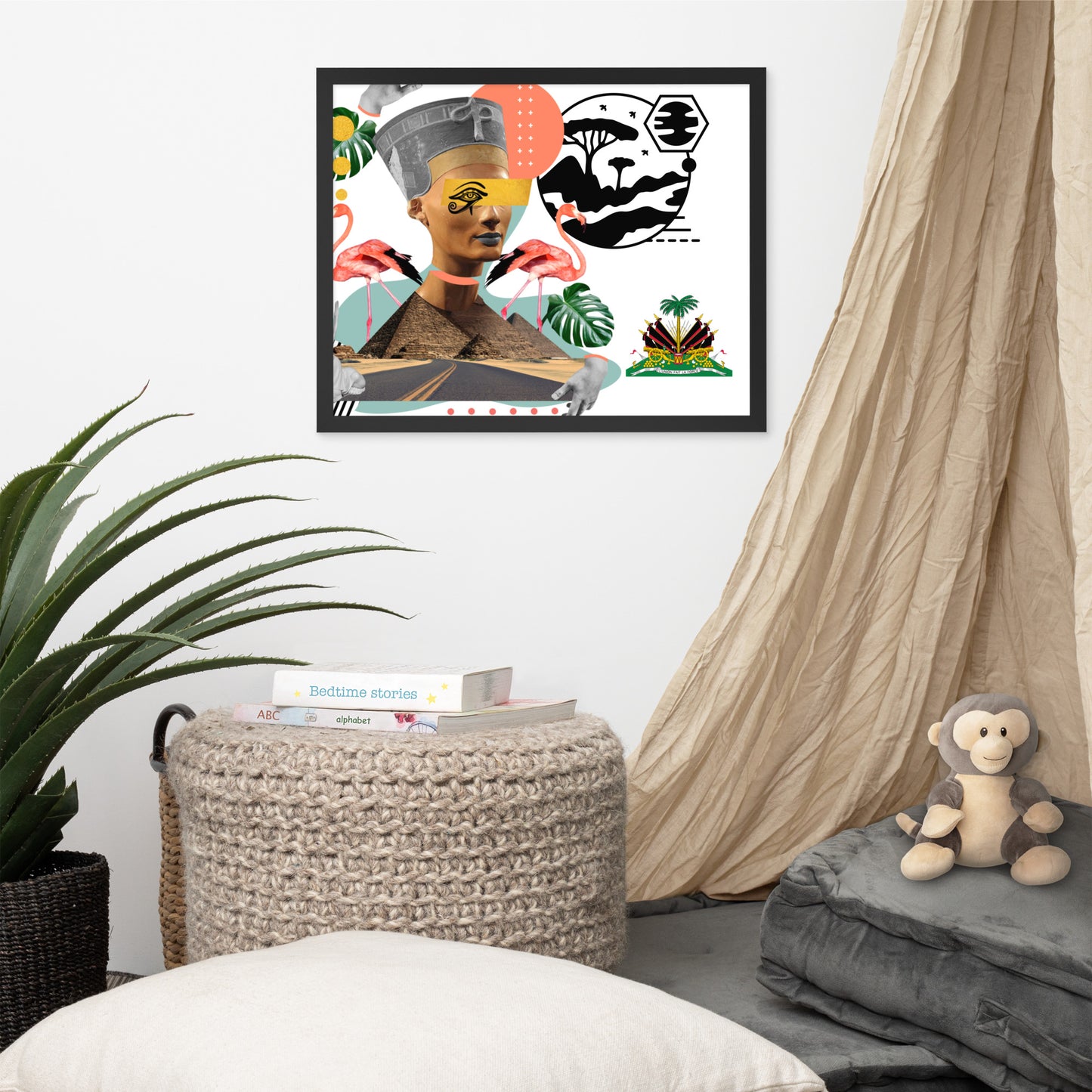 Se sa net Framed poster