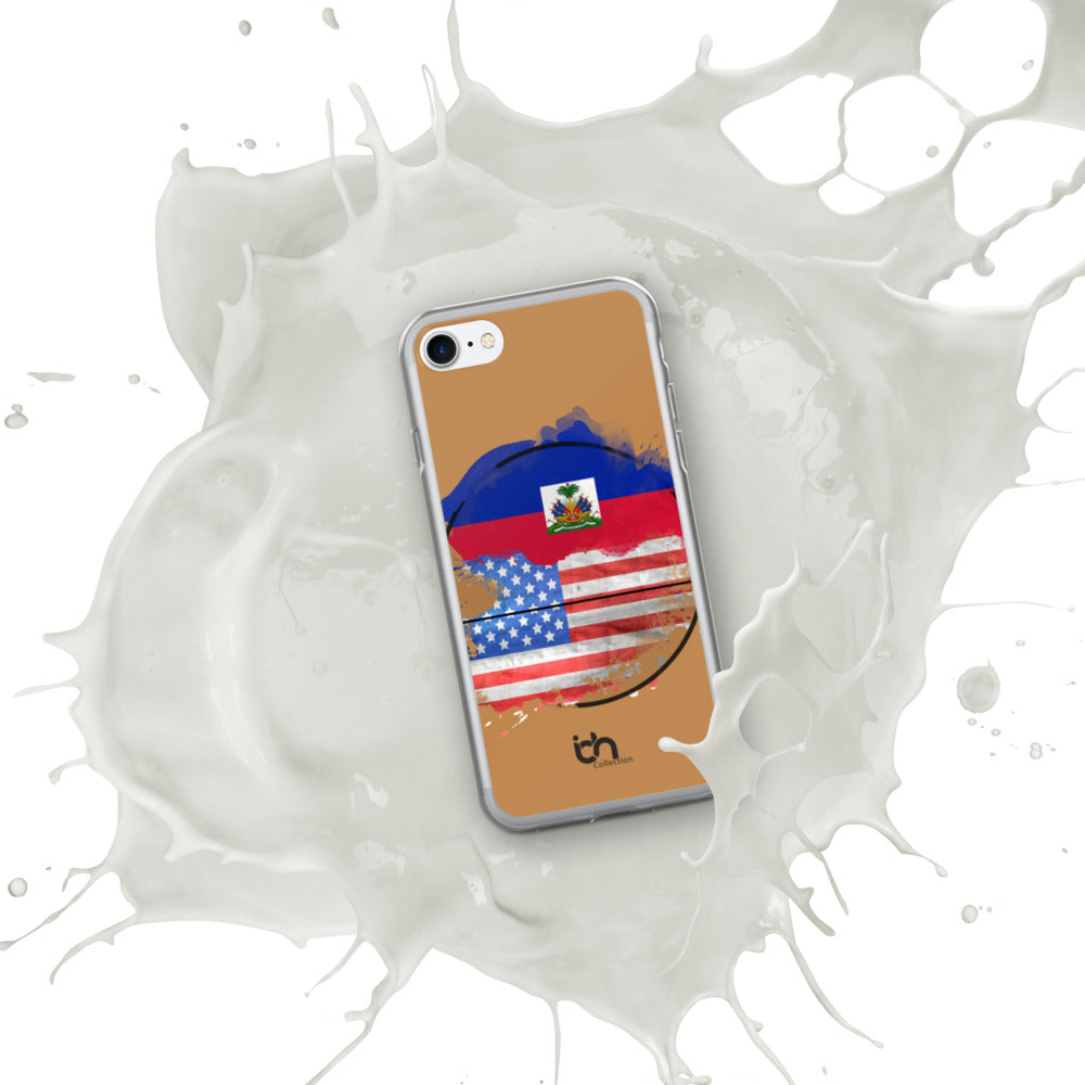 Haiti/USA iPhone Case