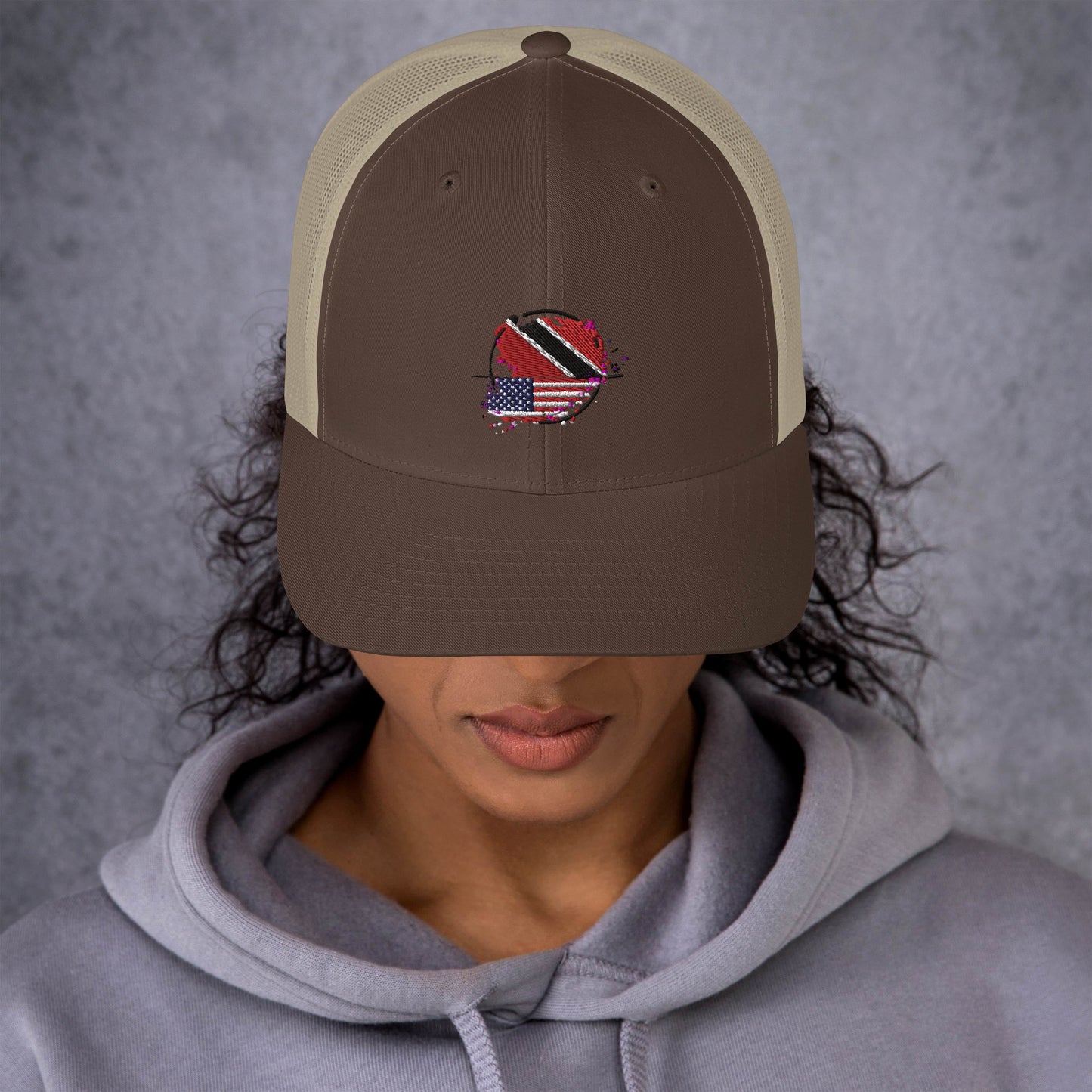 Trinidad and USA Trucker Cap
