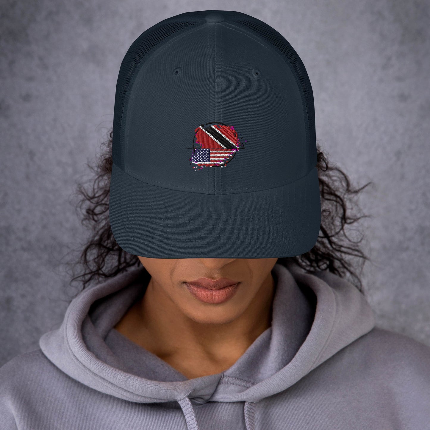 Trinidad and USA Trucker Cap