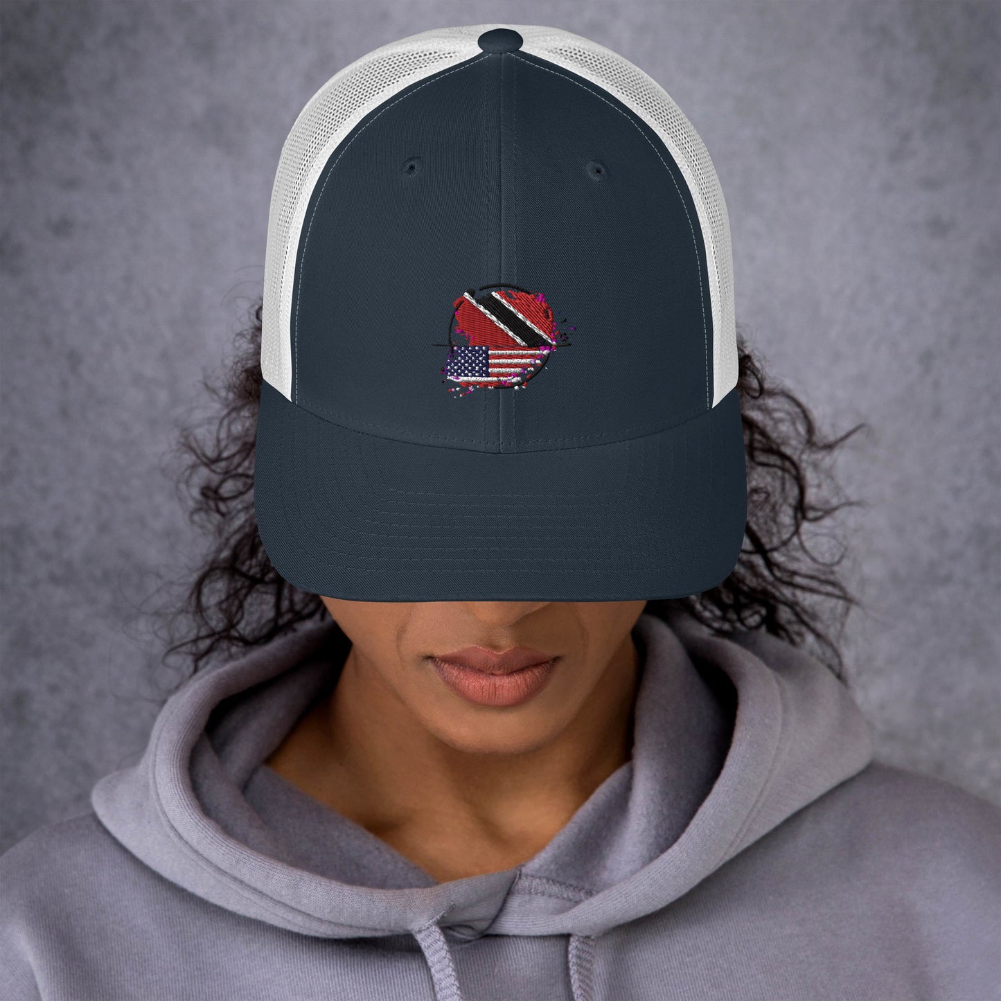 Trinidad and USA Trucker Cap