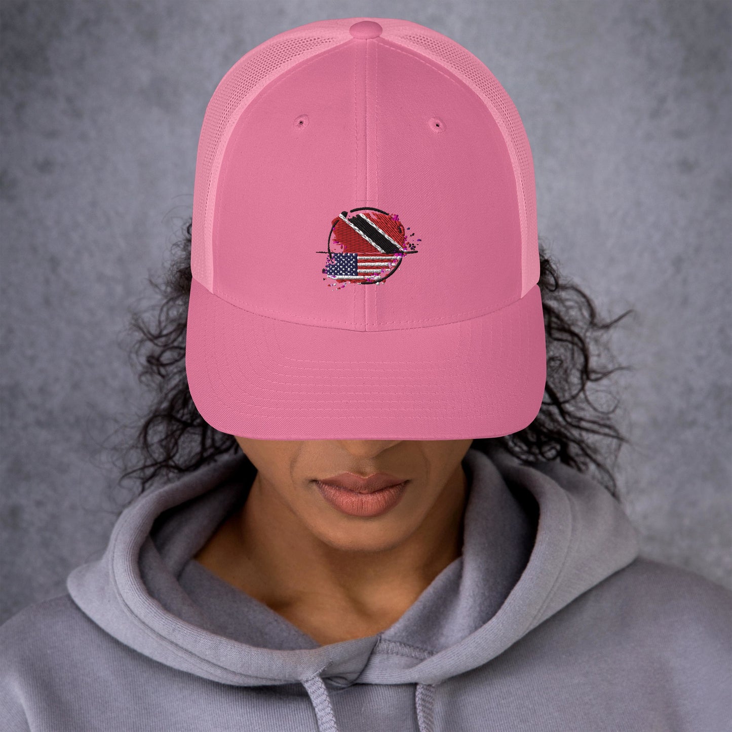 Trinidad and USA Trucker Cap
