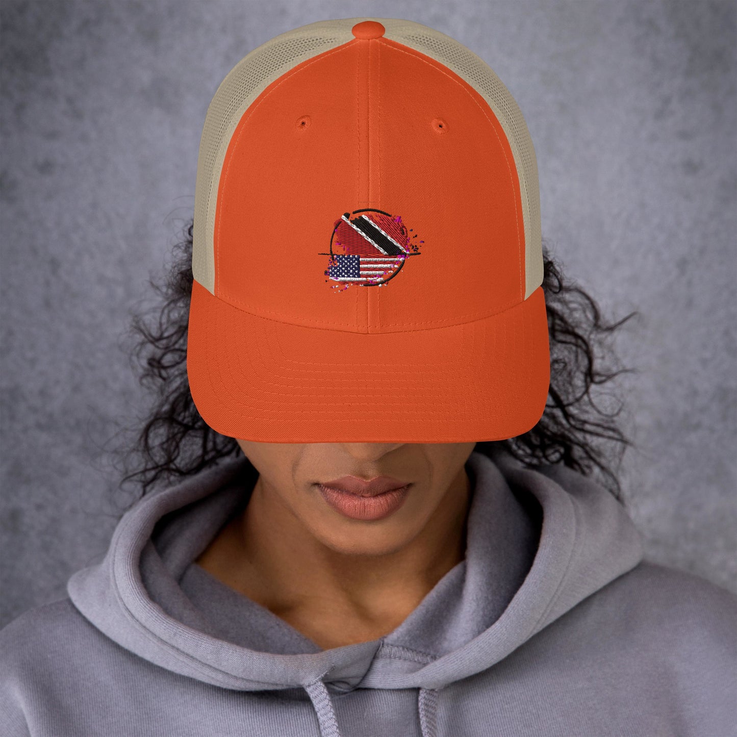 Trinidad and USA Trucker Cap