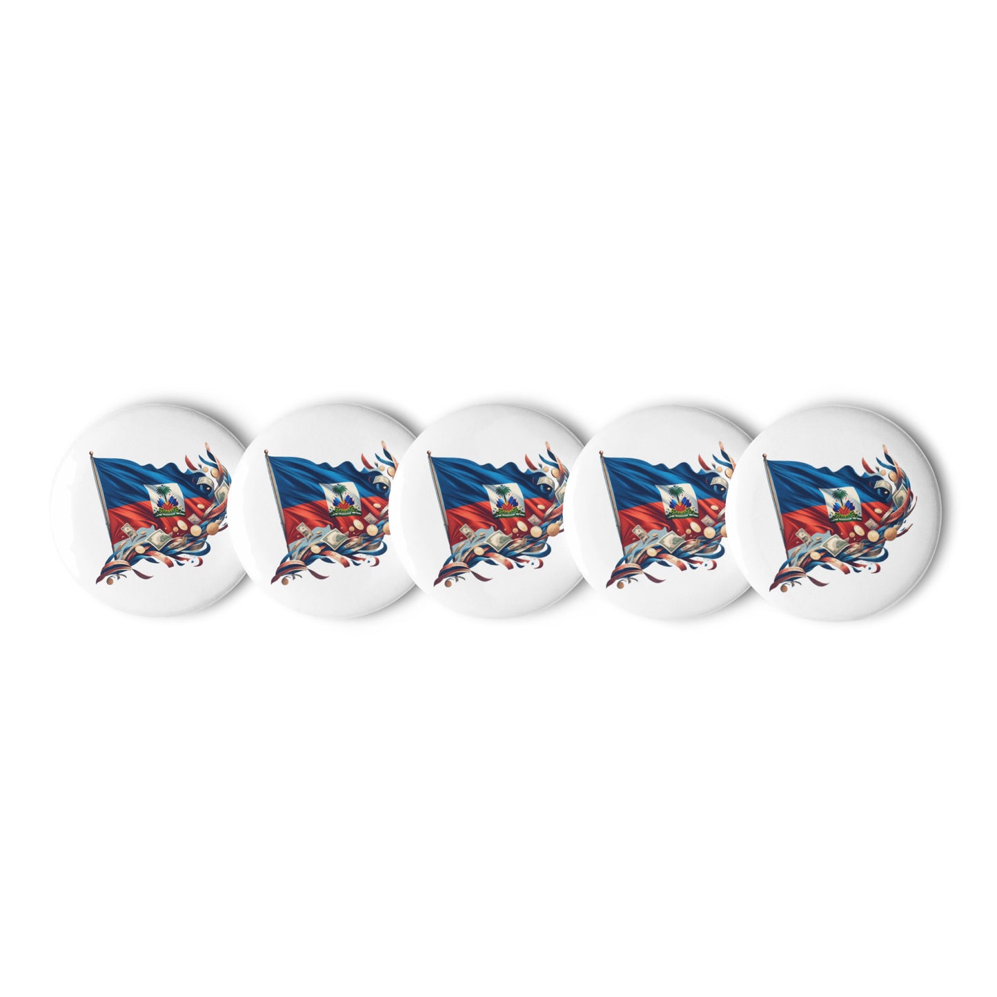 Haiti Set of pin buttons