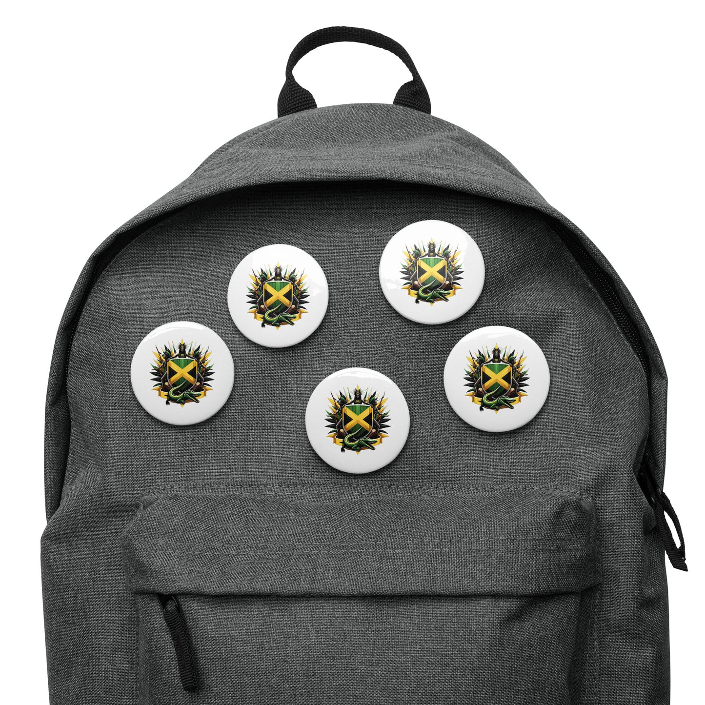 Jamaica Set of pin buttons