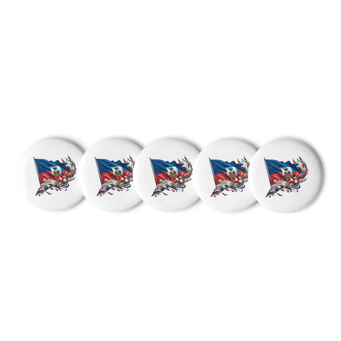 Haiti Set of pin buttons