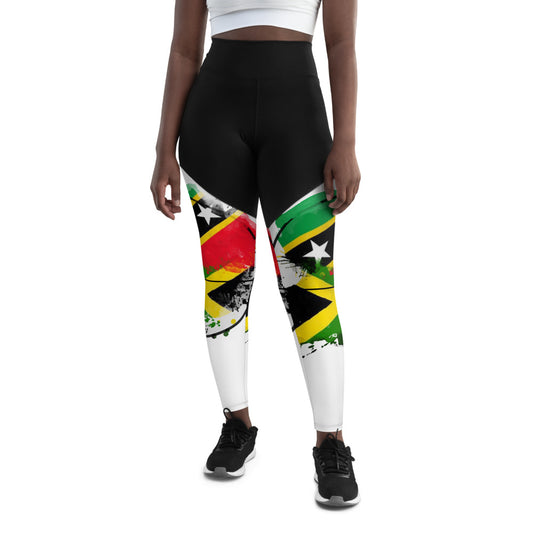 St. Kitts/Jamaica nice Sports Leggings