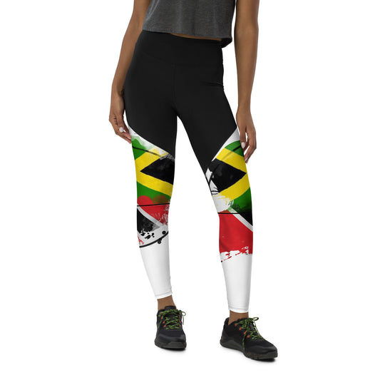 Trinidad and Jamaica Sports Leggings
