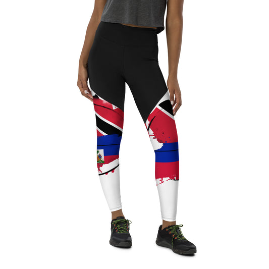 Trinidad and Haiti Sports Leggings