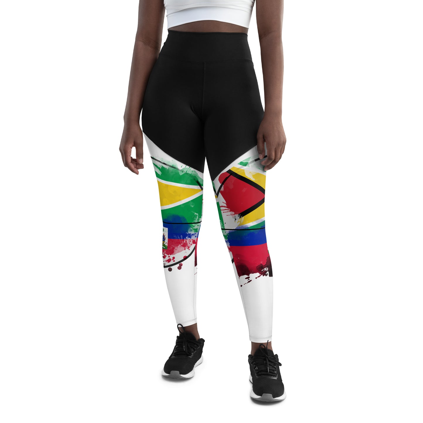 Guyana and Hait Sports Leggings