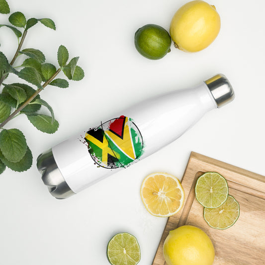 Guyana and Jamaica Stainless Steel Water Bottle