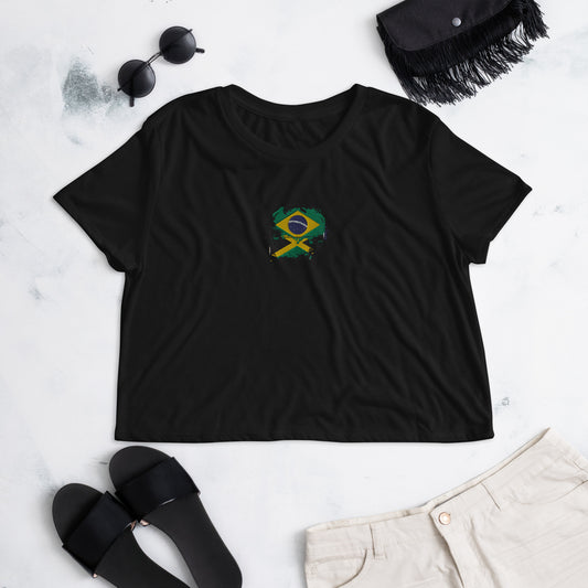 Brazil/Jamaica Crop Tee
